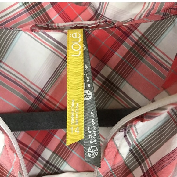 Lolë Water Resistant Hiking Jacket Removable Hood - Picture 8 of 9